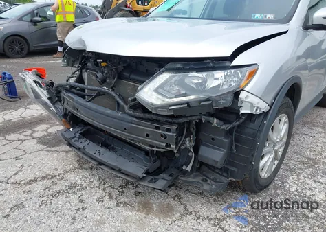 2017 Nissan Rogue Sv из США, поврежденный, VIN KNMAT2MV2HP502847